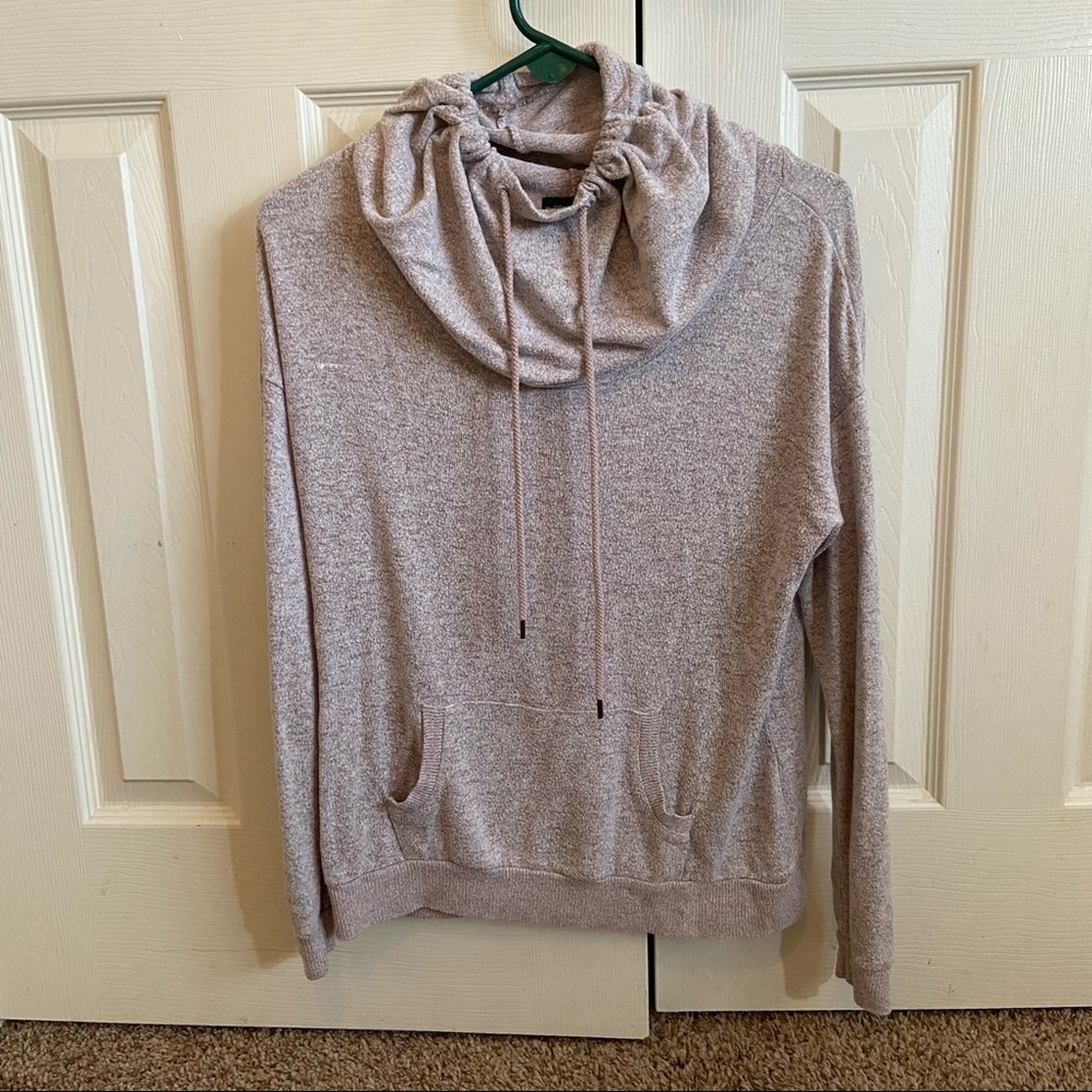 Tan cowl neck sweater